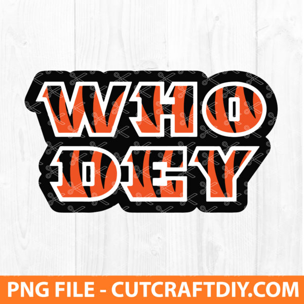 Who Dey Bengals PNG