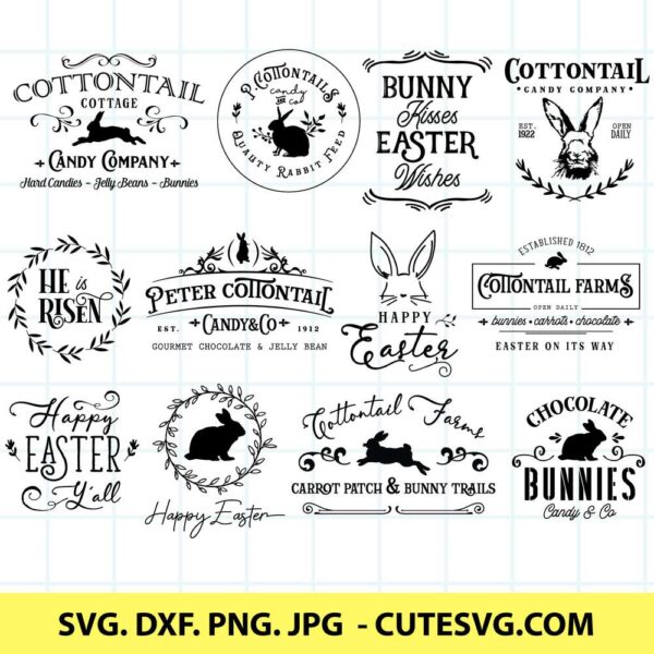 Easter Bunny SVG