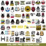 Star wars svg bundle | Darth Vader svg | Star wars PNG | Star wars vector | Star wars clipart | Starwars svg | for Cricut and Silhouette cut file