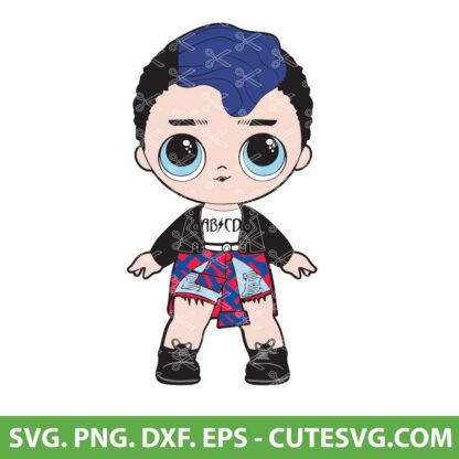 LOL DOLLS BOY SVG CUT FILE