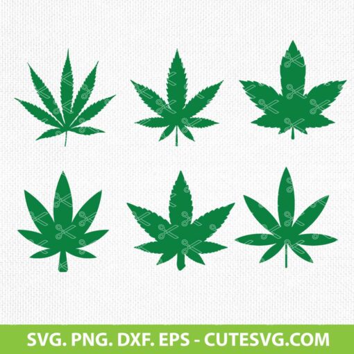 Pot leaf SVG Cut Files