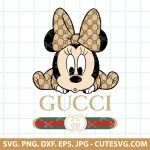 Disney Gucci SVG, Png, JPG, Eps, Dxf, Gucci Logo SVG, Gucci pattern SVG Minnie Mouse Baby SVG, Minnie SVG, Disney SVG, Gucci SVG