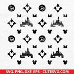 Disney Louis Vuitton Seamless Pattern SVG | Seamless Pattern Disney Vector | Disney Seamless Pattern PNG | DXF | EPS | Cut Files