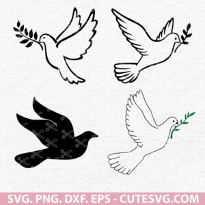 Dove SVG Cut File