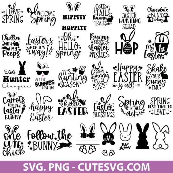 Happy Easter SVG Bundle