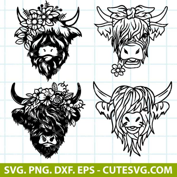 Highland Cow SVG