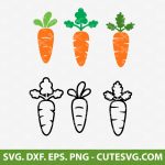 Easter Carrot SVG, carrot SVG, Easter bunny carrot SVG, Easter cut files, Easter crafts, Spring SVG, Easter digital download, Cute Easter designs