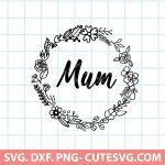 Mum SVG | Mama SVG | Mom SVG | Mothers Day SVG | DXF | Cut Files | PNG | DXF | for Cricut and Silhouette