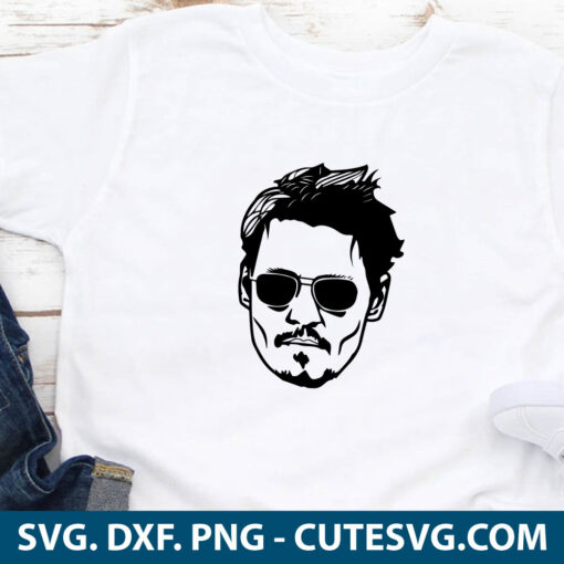 Johnny Depp SVG Cutting File
