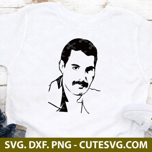 Freddie Mercury SVG