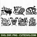 Golf SVG Bundle | Golf PNG File | Golf Quotes SVG | Golf SVG | Golf Player SVG Cut File | Golfing SVG | DXF | EPS | for Cricut & Silhouette