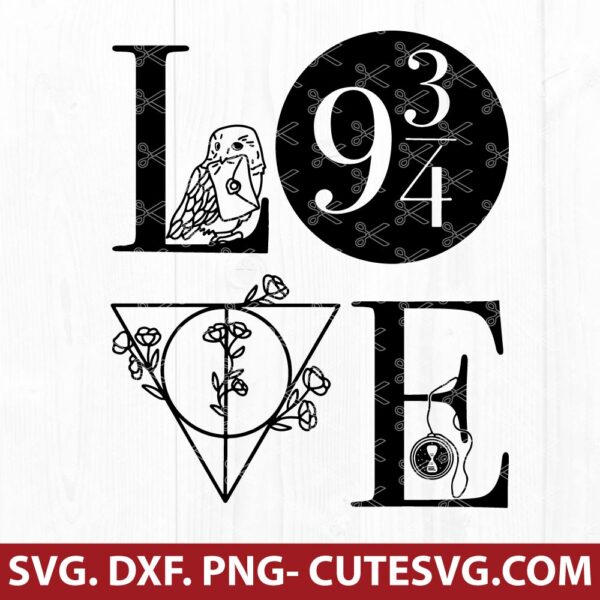 Harry Potter Love SVG