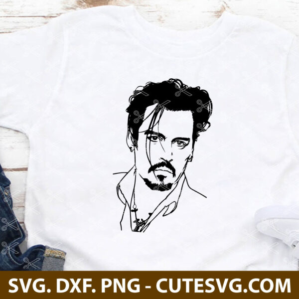 Johnny Depp SVG