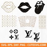 LV SVG, Louis Vuitton SVG, Louis Vuitton SVG Bundle, high-end fashion SVG, Cricut LV design, Silhouette LV pattern, luxury crafts