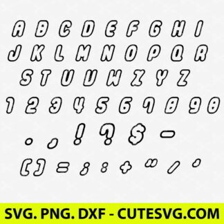 Lego Alphabet SVG
