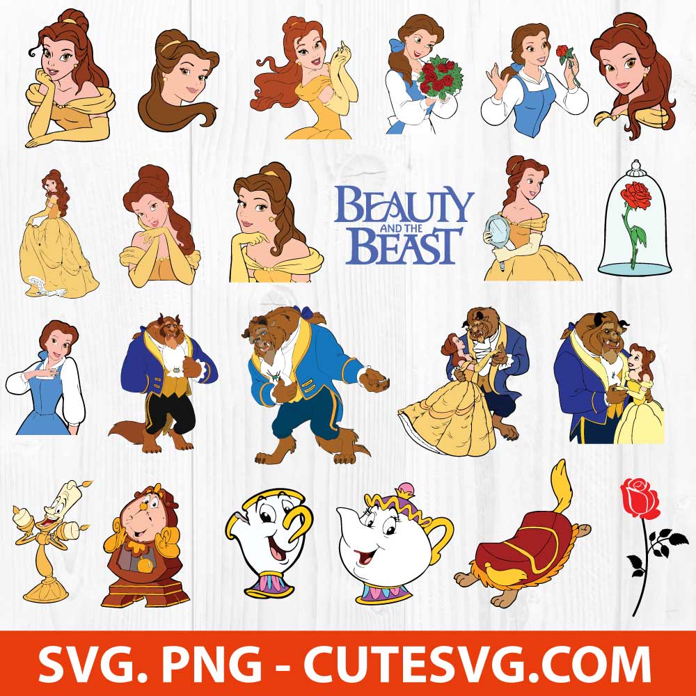 Beauty and the Beast Characters SVG: A Comprehensive Guide to the Enchanting Cast