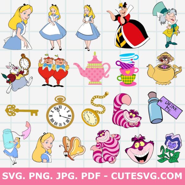 ALICE-IN-WONDERLAND-SVG