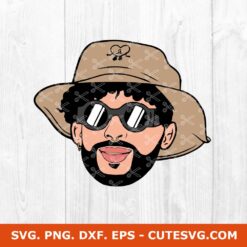 Bad Bunny Face SVG