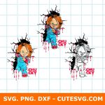 Chucky SVG, Halloween Svg, Chucky Horror movie PNG, Movie Character Killer Svg, For Cricut and Silhouette