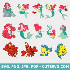 Little Mermaid SVG Bundle