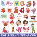 Turning Red SVG | Turning Red SVG Bundle | Red Panda SVG | Disney SVG | PNG | for Cricut & Silhouette | Instant Download