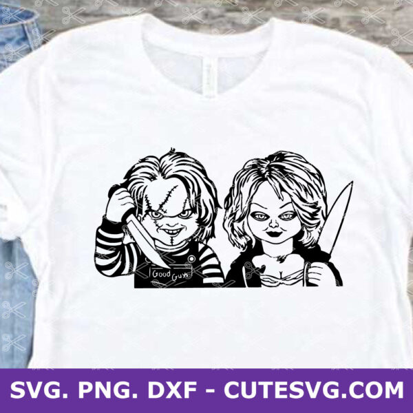 CHUCKY-AND-TIFFANY-SVG