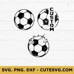 Soccer Ball SVG | Soccer Mom SVG | Distressed SVG | Half Soccer Ball SVG | Game Day Soccer SVG | Soccer Ball SVG Bundle | PNG | Cut File