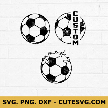 Soccer Ball SVG | Soccer Mom SVG | Distressed SVG | Half Soccer Ball ...