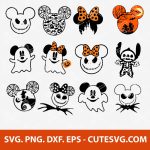 Disney Halloween SVG, Disney Halloween Cricut, Halloween Mickey SVG, Mickey Halloween SVG, Disney Crafts, PNG, DXF, EPS, Cut Files