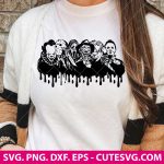 Halloween Horror Movie SVG Bundle, Horror Movie SVG, Scary Movie SVG Bundle, Freddy Krueger SVG, PNG, DXF, Cut Files For Cricut