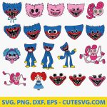 Huggy Wuggy SVG File, Poppy Playtime SVG Bundle, Kissy Missy SVG, PNG, Cut Files for Cricut & Silhouette, Instant Download