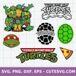 Ninja Turtles SVG | Ninja Turtles SVG Bundle | Teenage Mutant Ninja Turtles SVG | Cartoon SVG | PNG | DXF | EPS | Cut Files for Cricut