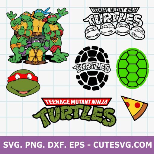 Ninja Turtles SVG | Ninja Turtles SVG Bundle | Teenage Mutant Ninja ...