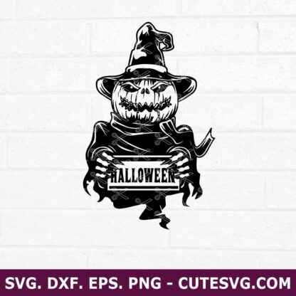 Pumpkin Halloween Scary SVG