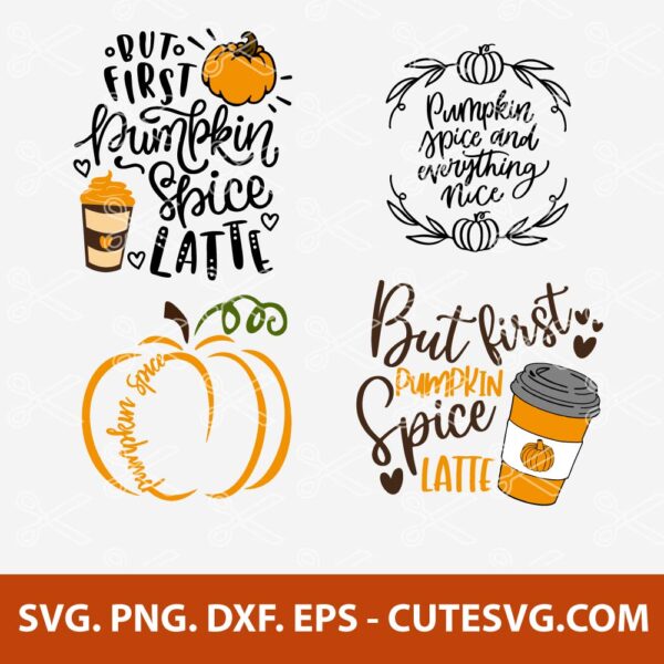 Pumpkin Spice SVG Bundle