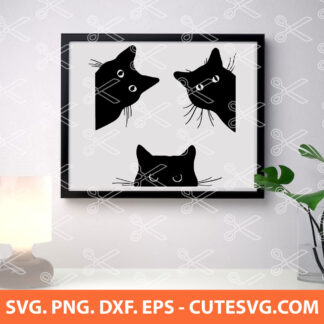 Black Cat SVG Cut File