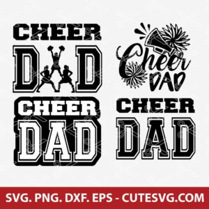 Cheer Dad SVG File | Cheerleader SVG | PNG | DXF | EPS | Cut File ...