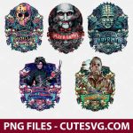 Horror Movies Characters PNG Files, Horror Movies PNG, Halloween Bundle PNG, Halloween Sublimation Designs PNG