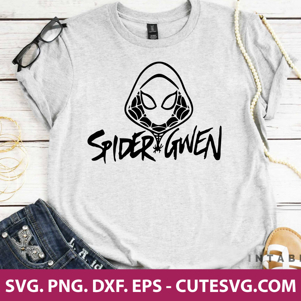 Spider Gwen Face SVG