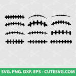Football Laces SVG Cut File, Football Laces PNG, Sport SVG, Football Silhouette SVG, Football Clipart, DXF, EPS, for Cricut & Silhouette