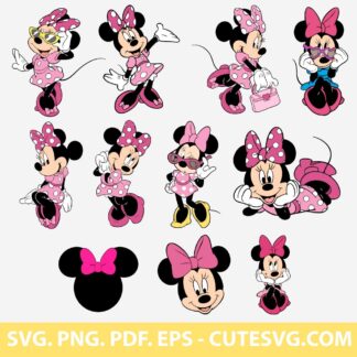 Minnie Mouse SVG Cut Files