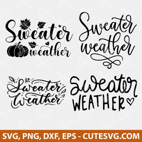 Sweater Weather SVG