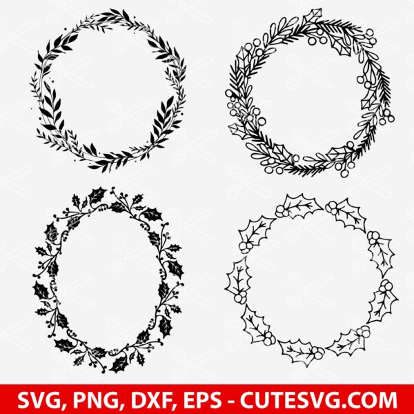 Christmas Wreath SVG