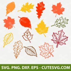 Fall Leaf SVG Bundle
