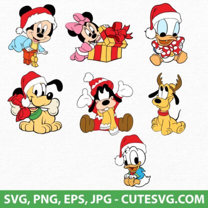 Disney Christmas SVG Bundle