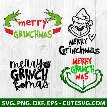 Merry Grinchmas SVG, Grinchmas SVG Bundle, Grinchmas ClipArt, Christmas ...