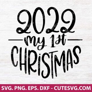 My First Christmas SVG