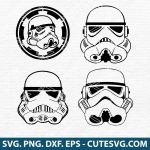 Storm Trooper SVG Bundle, Star Wars SVG Cut File, PNG, DXF, EPS, for Cricut and Silhouette