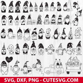 Christmas Gnomes SVG Bundle