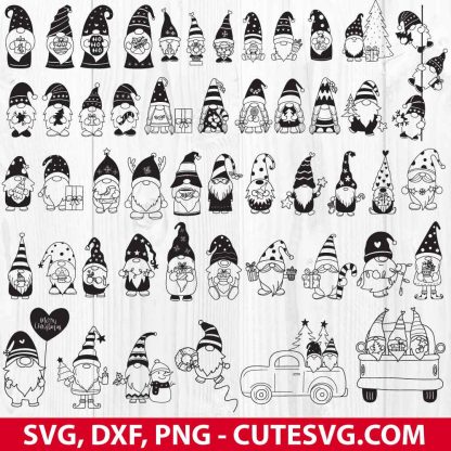 Christmas Gnomes SVG Bundle